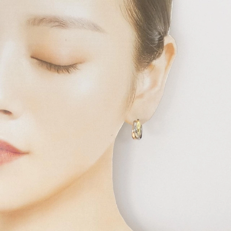 K18 Ba màu Bông tai - Hàng hiệu Chính hãng 870517