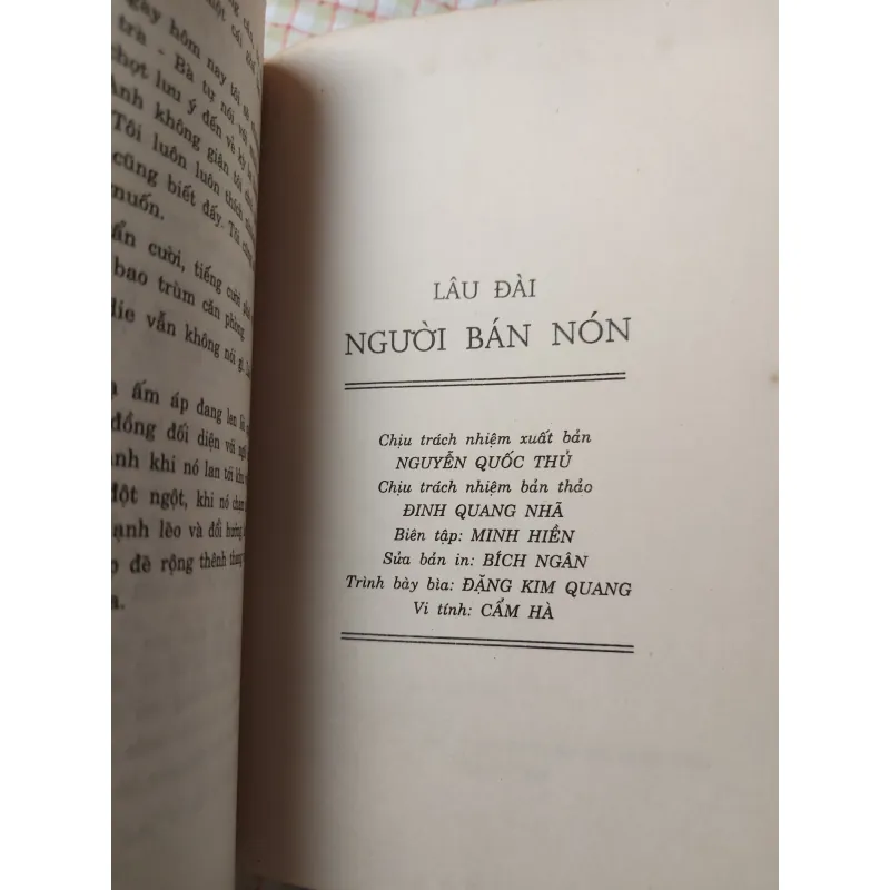 LÂU ĐÀI NGƯỜI BÁN NÓN (Bản lược thuật) - A. J. Cronin 718755