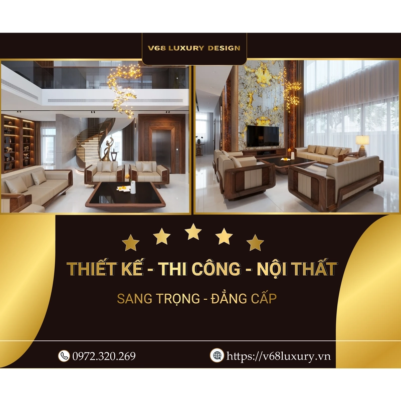 [🌟 ĐẲNG CẤP] Thiết Kế Nội Thất Gỗ Óc Chó Cho Biệt Thự Thông Tầng 317931