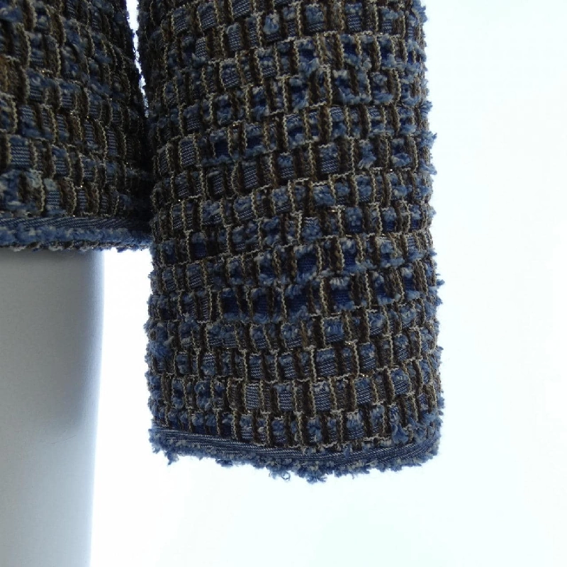 【Mã giảm giá】【Cổ điển】Áo khoác không cổ Chanel CHANEL 636861