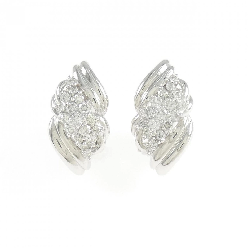 K18WG/PT900/K14WG Bông tai/Khuyên tai kim cương - Hàng hiệu Chính hãng 868772