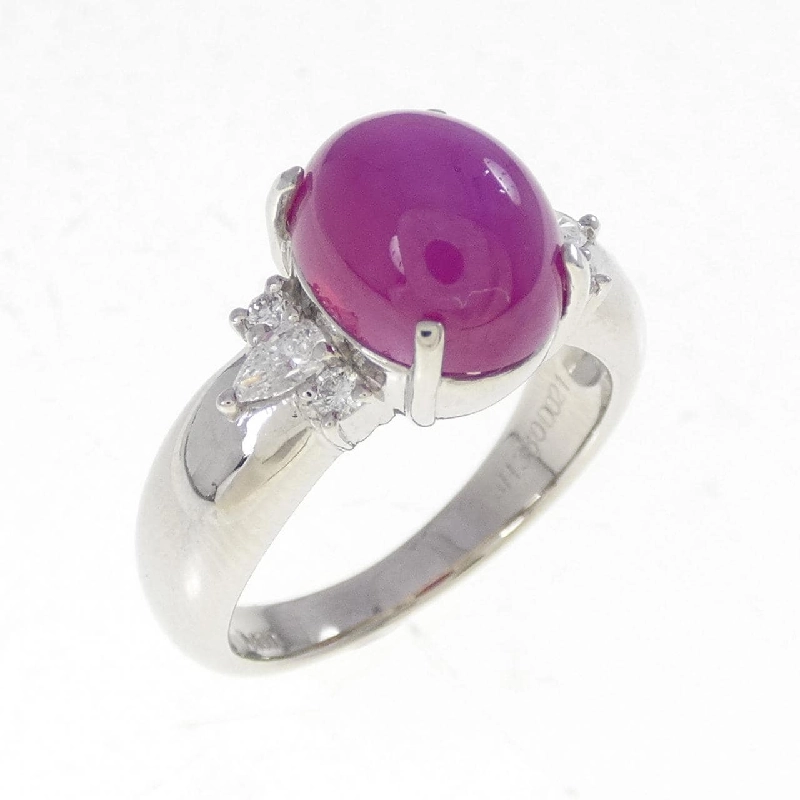 Nhẫn Ruby tổng hợp Clé Sainbelle 3.60CT - Hàng hiệu Authentic 835739