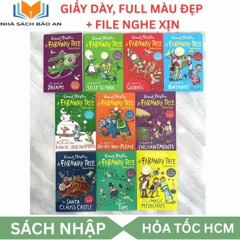 Sách - A FARAWAY TREE ADVENTURE 10 books + file nghe full colors 1024193