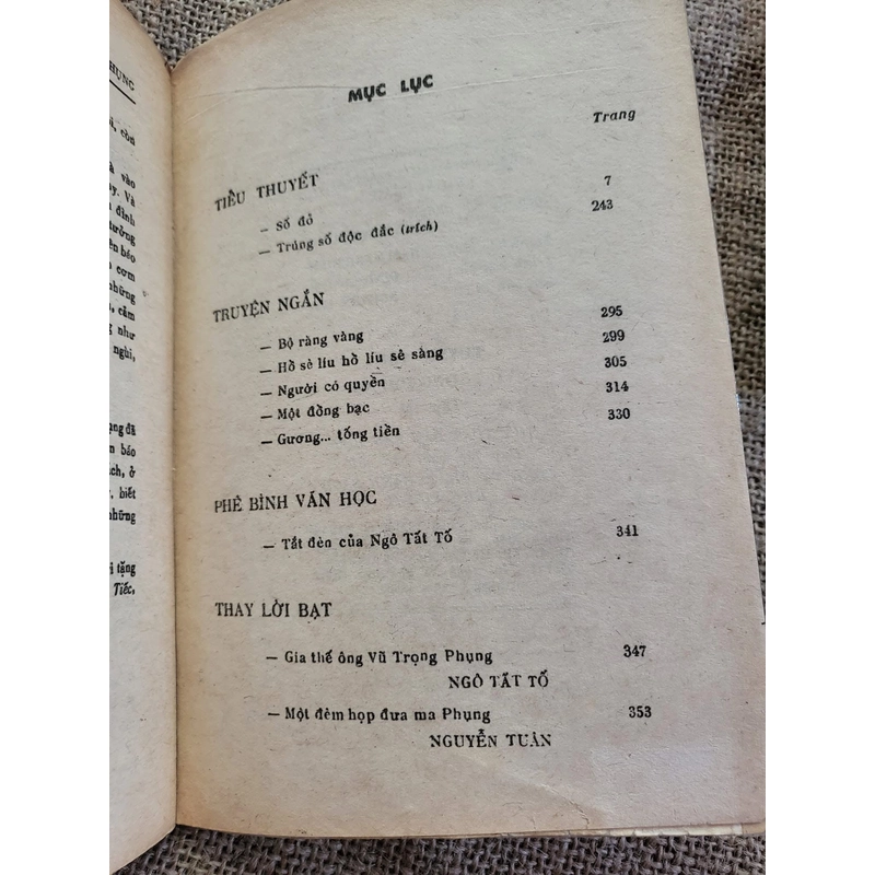Tuyển tập Vũ Trọng Phụng, trọn bộ  3 tập ; 1980 454860