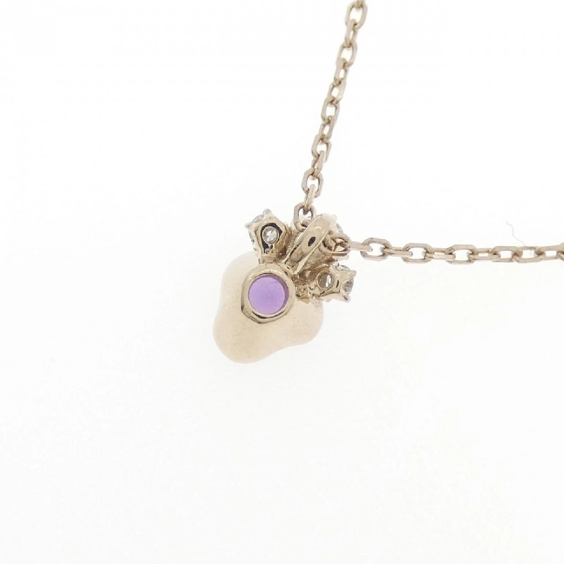 K18YG Mặt dây chuyền Amethyst 0.08CT - Hàng hiệu Chính hãng 857706