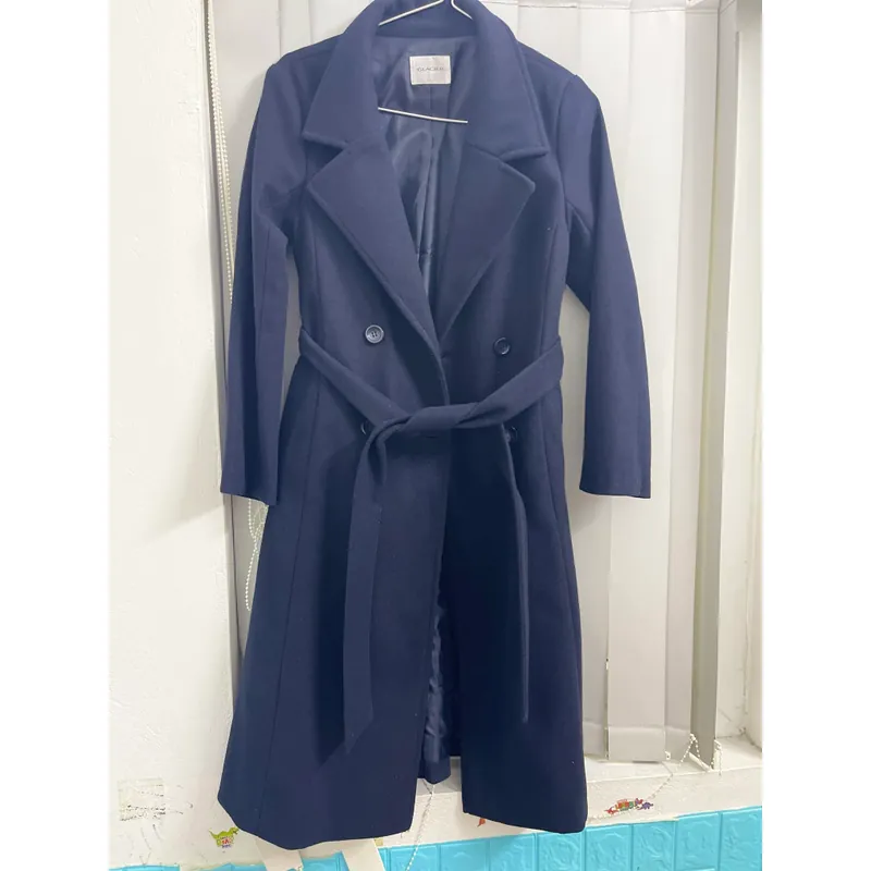 Áo măngto chất dạ ép 604489