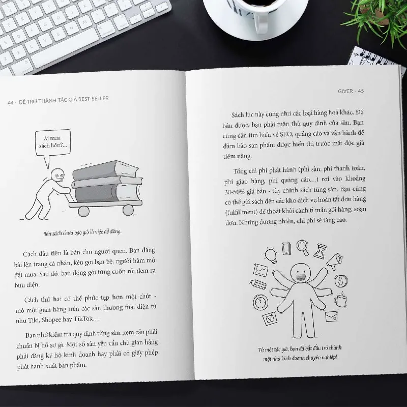 Để Trở Thành Tác Giả Best Seller - Đội Ngũ GIVER - GIVER BOOKS - MARKETING KINH DOANH 595445