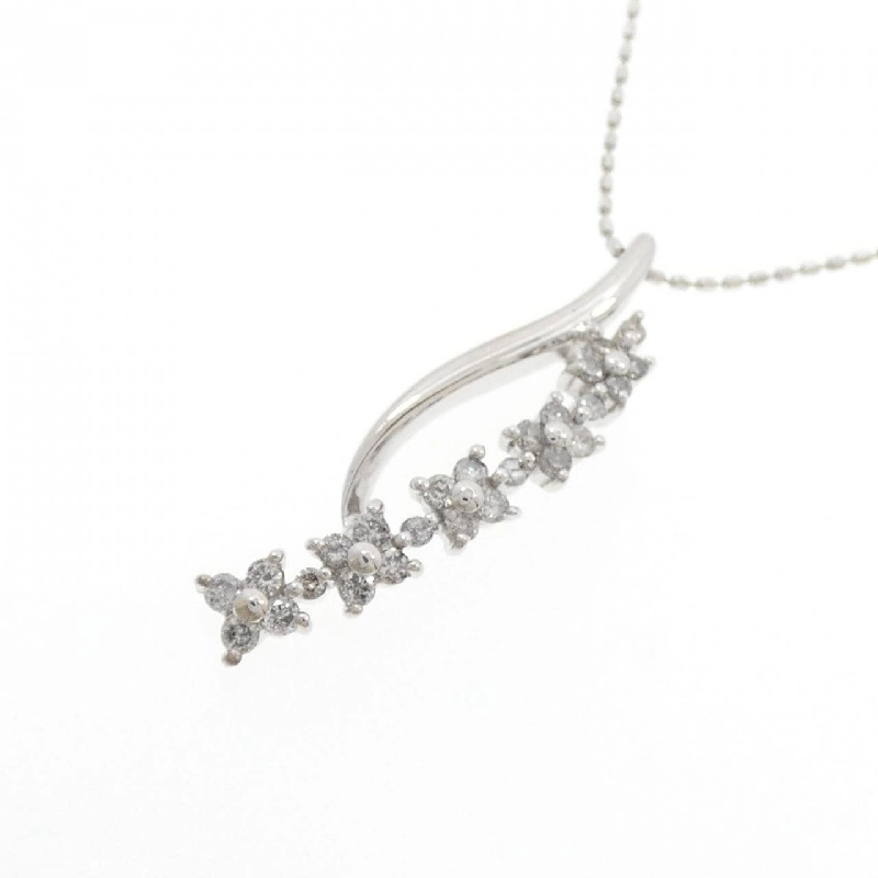 K18WG Dây chuyền kim cương 0.30CT - Hàng hiệu Chính hãng 857238