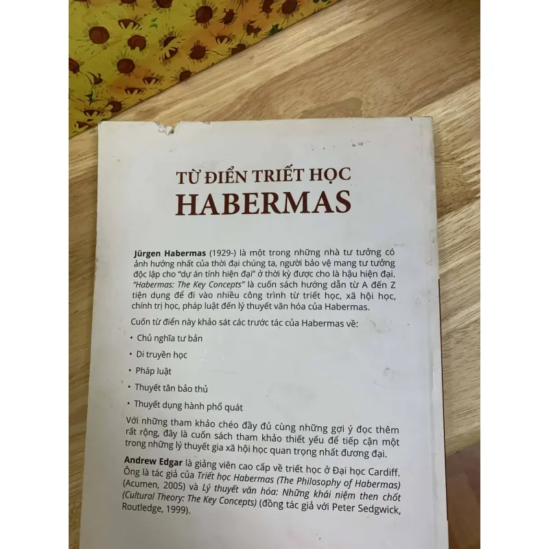 Từ Điển Triết Học HAMBERMAS - Andrew Edger 754775