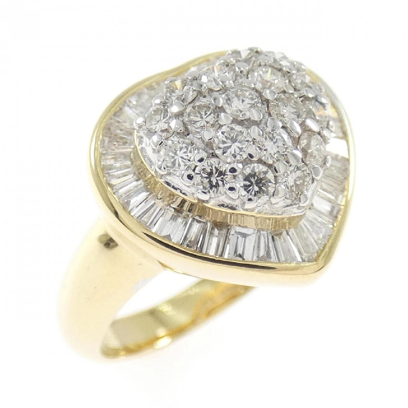 Nhẫn kim cương hình trái tim K18YG/K18WG 1.08CT - Hàng hiệu Chính hãng 846718