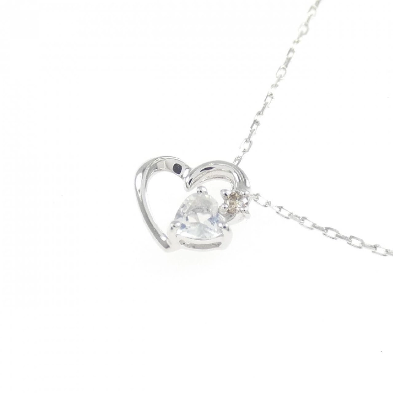 K10WG Mặt Dây Chuyền Hình Trái Tim Đá Mặt Trăng - Hàng hiệu Chính Hãng 858243