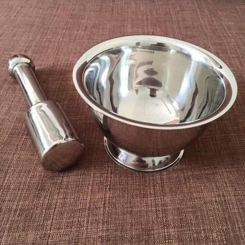 Cối chày inox 🤎🤎🤎🤎🤍🤍 136641