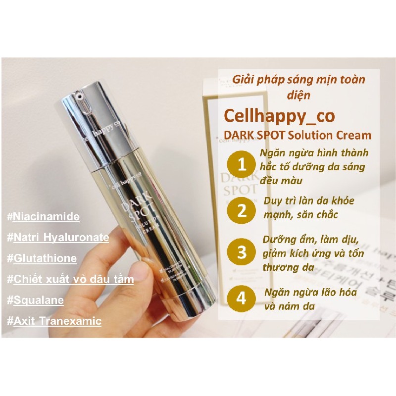 Kem Khử Sắc Tố Đa Tầng Cell Happy Co DARK Spot 17612