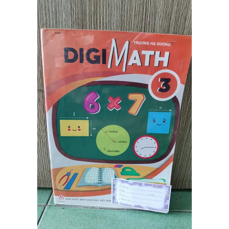 [Sách tiếng Anh tăng cường lớp 3] Digi Math - NXB Giáo Dục  1018987