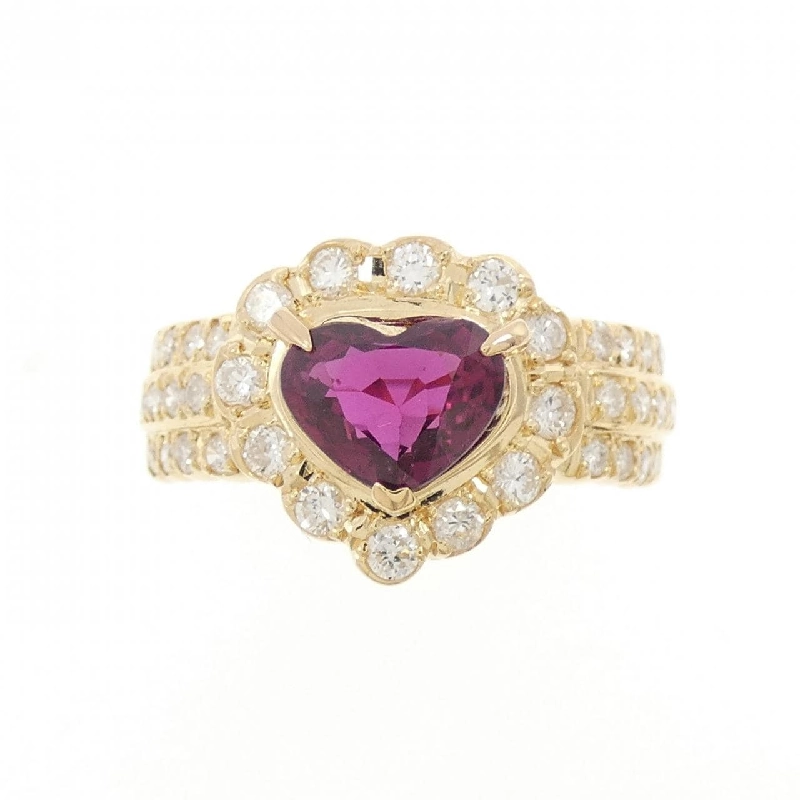Nhẫn Ruby Hình Trái Tim K18YG 1.46CT - Hàng hiệu Chính hãng 847881