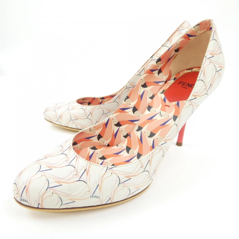 【Mã giảm giá】Giày cao gót FENDI 660908