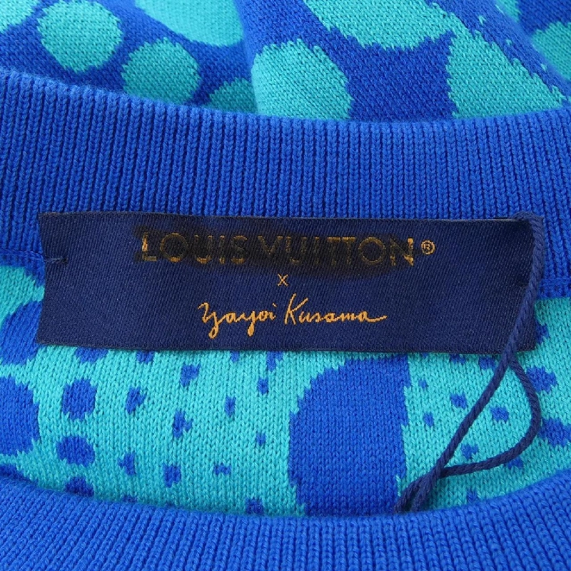 Louis Vuitton LOUIS VUITTON LV×YK Áo len cổ tròn toàn bộ hình bí ngô HON38WJL4 Yayoi Kusama - Hàng hiệu Chính hãng 893181