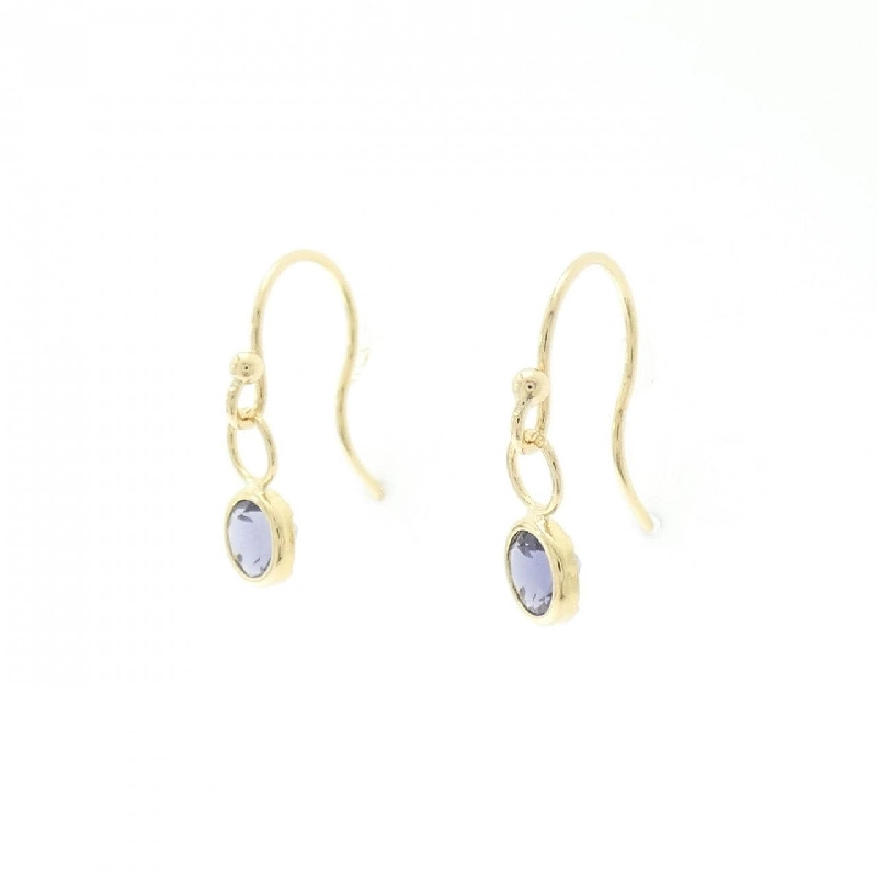 K18YG Iolite Bông tai - Hàng hiệu Chính hãng 868575