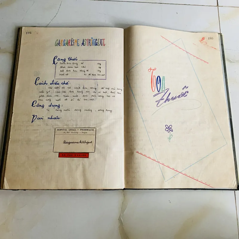 Sổ dược khoa viết tay (1969) 1013337