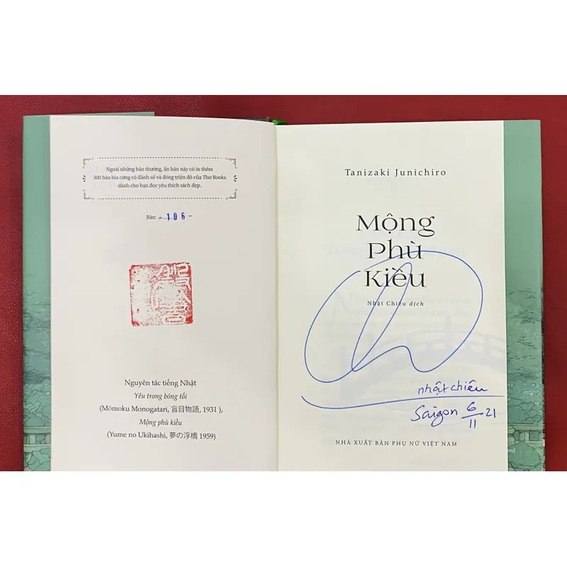 Mộng Phù Kiều - Tanizaki Junichiro (bìa cứng đánh số) 596318