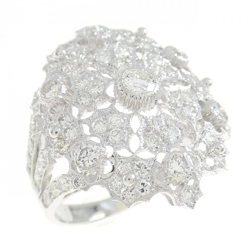 Nhẫn kim cương K18WG 672340