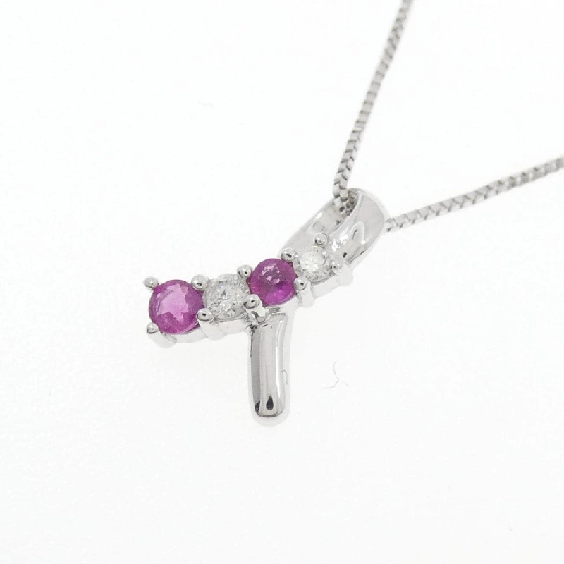 K14WG Ruby Necklace - Hàng hiệu Authentic 857882