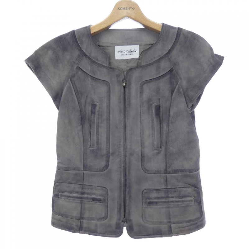 【Mã giảm giá】Miss Ashida áo khoác da 643611