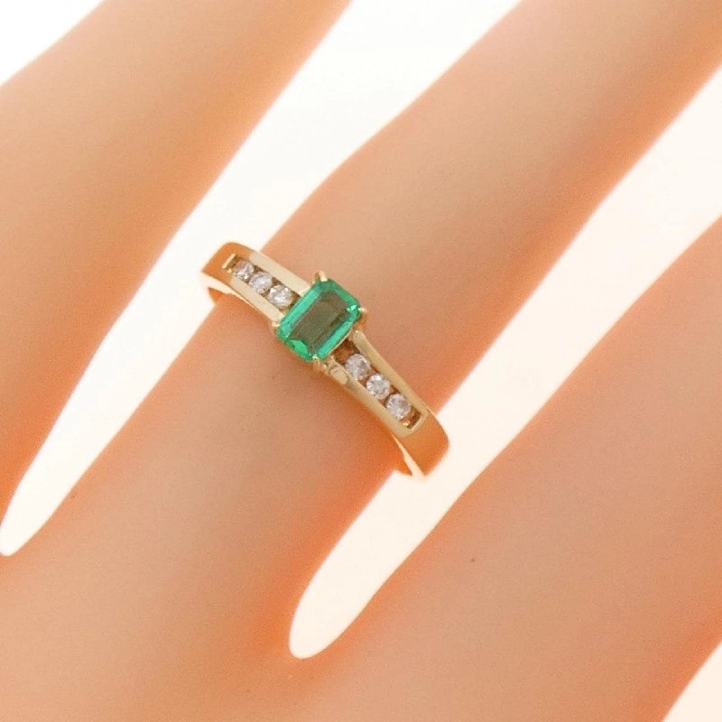 Nhẫn Emerald K18YG 0.19CT - Hàng hiệu Chính hãng 853620