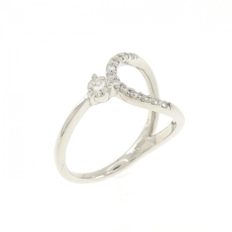 【Sản phẩm mới】Nhẫn ngón út kim cương PT950 0.14CT 670654