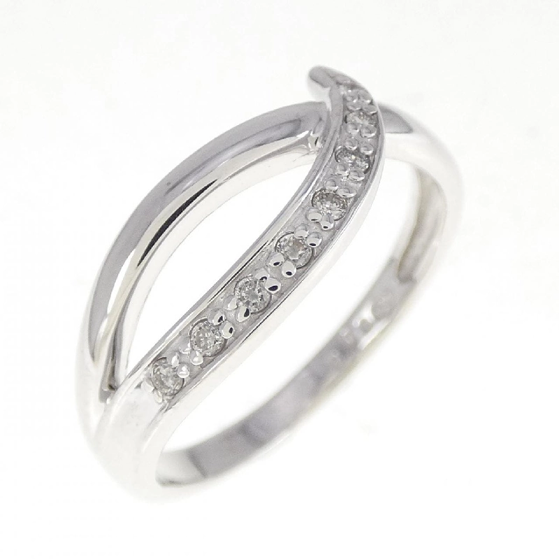 Nhẫn kim cương K18WG 0.06CT 673099