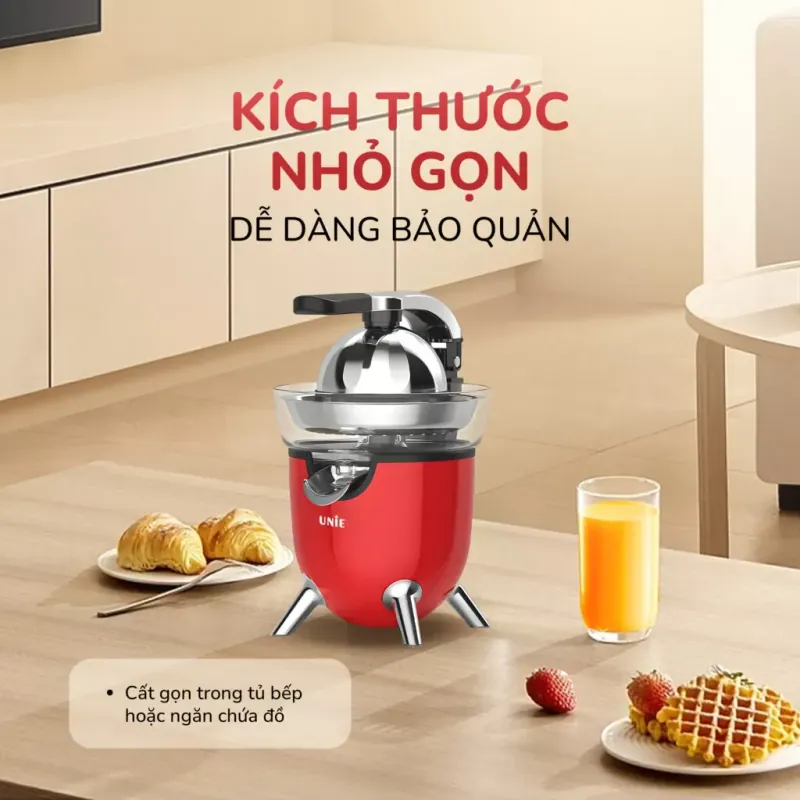 Máy vắt cam điện tự động UNIE UECJ-666R - Vắt kiệt nước, dùng siêu 🍊 727459