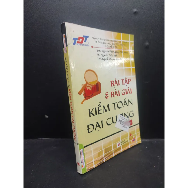 [Sách Cũ SCGR] Bài tập & bài giải kiểm toán đại cương mới 80% ố bẩn nhẹ 2010 HCM1906 ThS. Nguyễn Phú Cường SÁCH GIÁO TRÌNH, CHUYÊN MÔN 685260