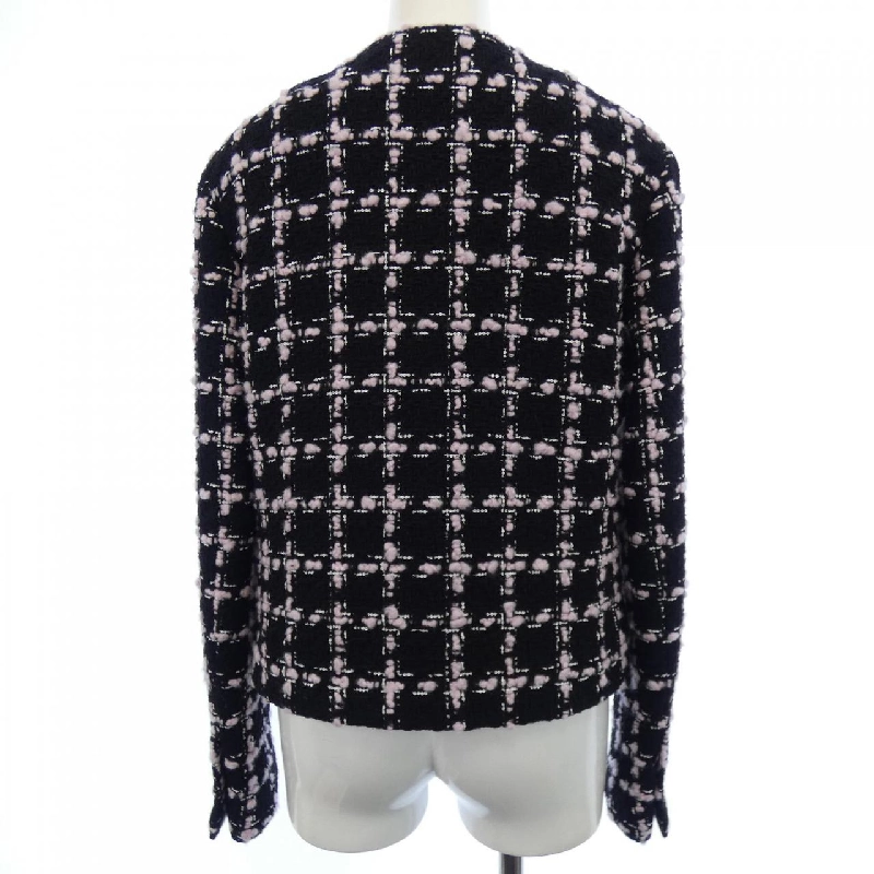 CHANEL LOOK12 P80405V72615 25B Áo khoác không cổ - Hàng hiệu Authentic 822462