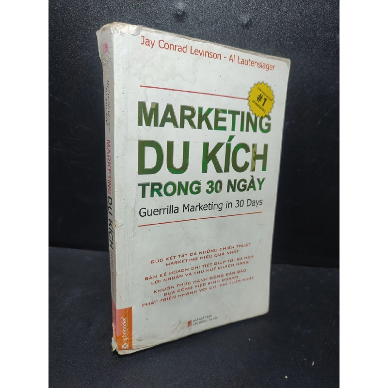 Marketing du kích trong 30 ngày 2013 Jay Conrad Levinson mới 75% ố , viết , rách gáy (marketing kinh doanh) HCM2701 913125