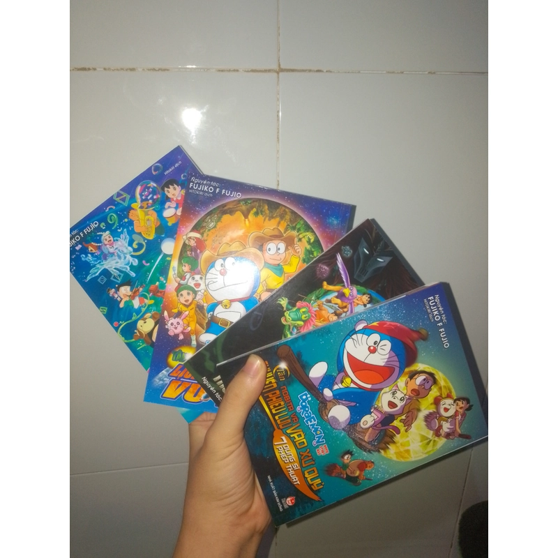Combo 4 cuốn truyện Doraemon màu movie  548077