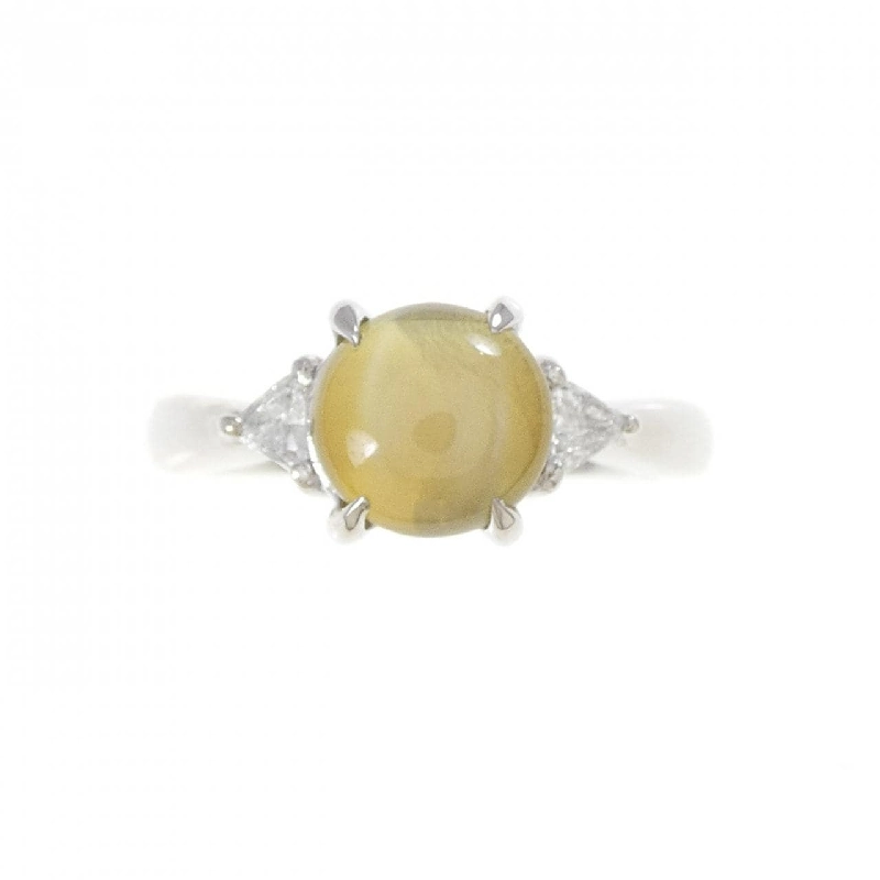 Nhẫn Chrysolite Cat's Eye PT900 2.35CT - Hàng hiệu Chính hãng 848671