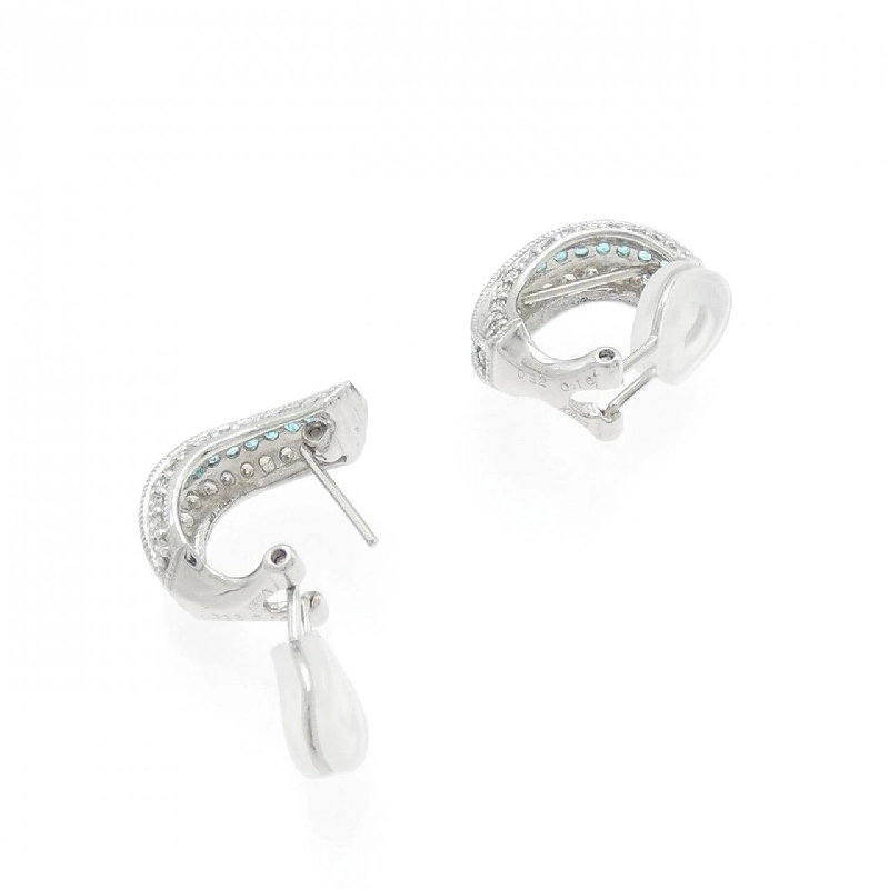 K18WG Tourmaline Bông tai/Khuyên tai 0.32CT - Hàng hiệu Chính hãng 867737