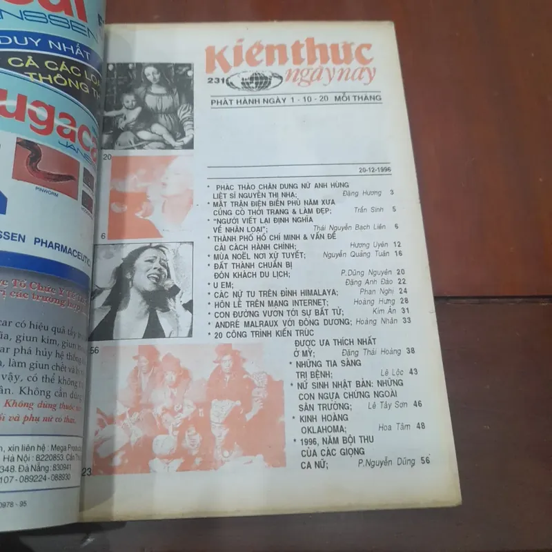 KIẾN THỨC NGÀY NAY SỐ 231 ngày 20-12-1996 735662