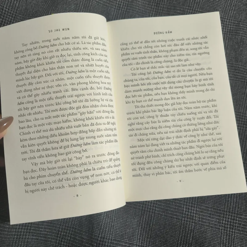 Đường hầm - So Jae Won - Nhã Nam - Giá bìa 108k 755601