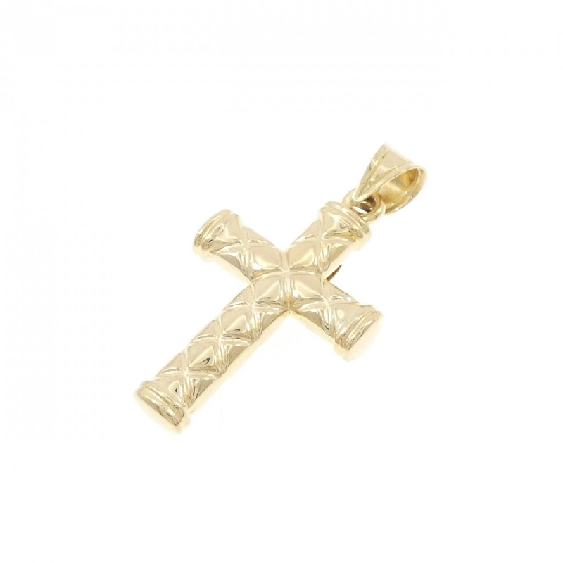 K18YG/K18WG Mặt dây chuyền hình chữ thập - Hàng hiệu Chính hãng 865639