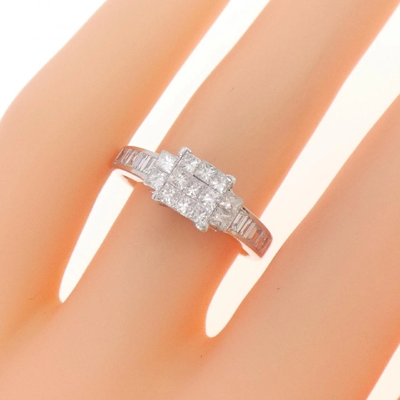 Nhẫn kim cương K18WG 1.00CT 672330