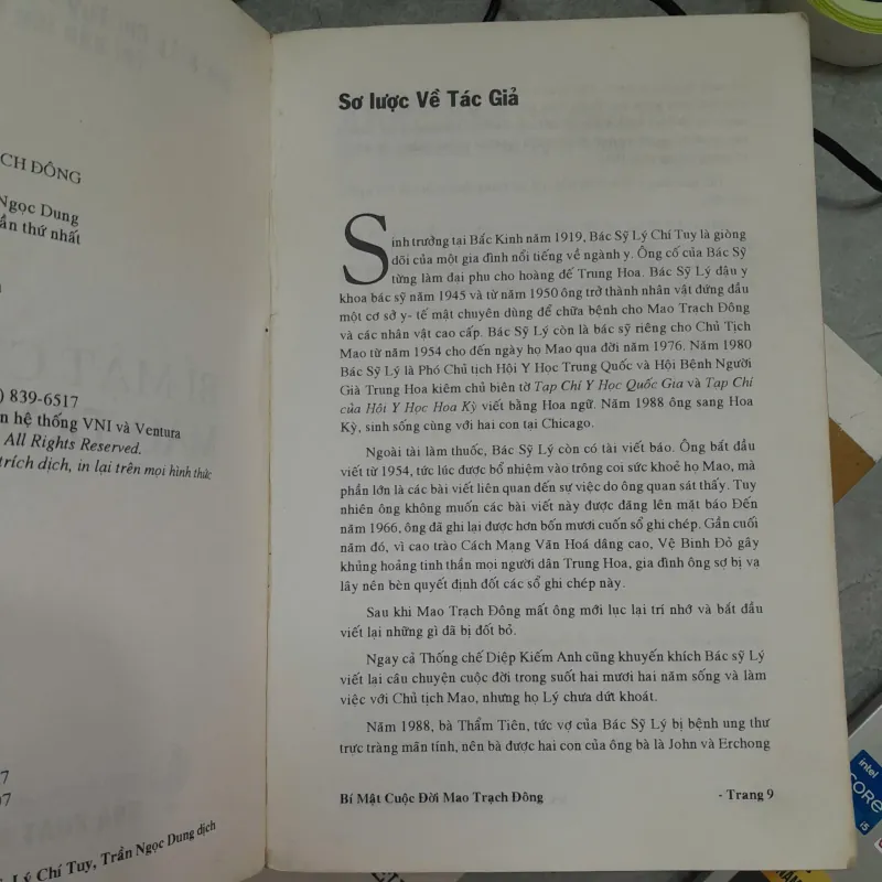 BÍ MẬT CUỘC ĐỜI MAO TRẠCH ĐÔNG - LÝ PHỤC HUY, TRẦN NGỌC DUNG DỊCH 726938