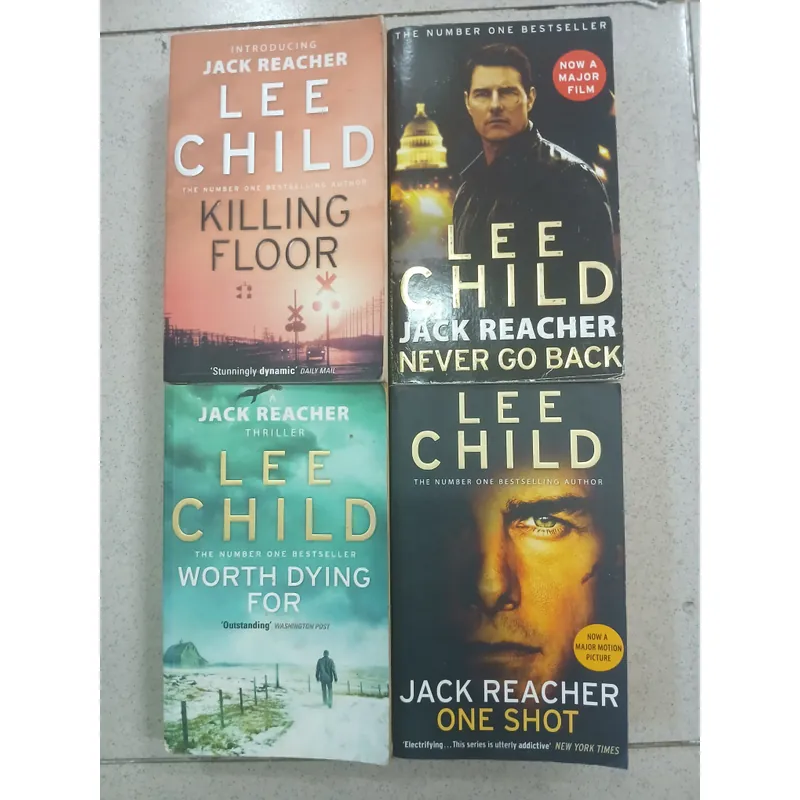 BỘ 4 CUỐN JACK REACHER - LEE CHILD 735353