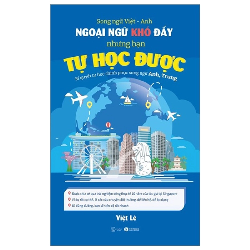 Ngoại Ngữ Khó Đấy Nhưng Bạn Tự Học Được - Song Ngữ Anh-Việt - Việt Lê Mới 100% HCM.PO 134753