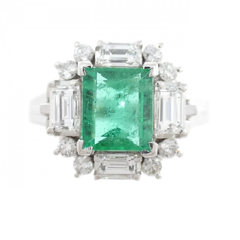 Nhẫn Emerald PT900 0.88CT - Hàng hiệu Chính hãng 852157