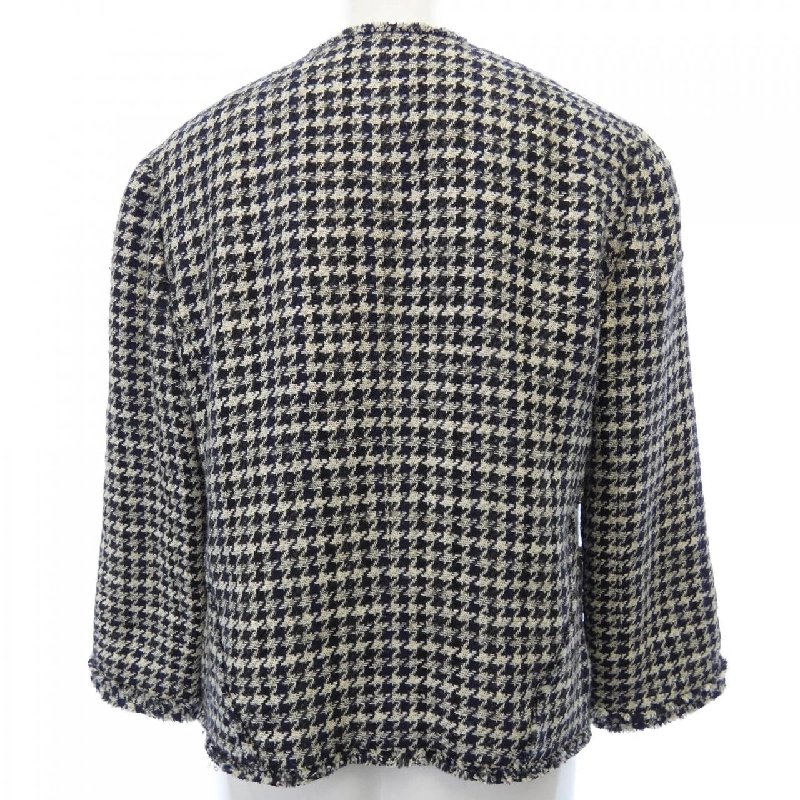 【Mã giảm giá】Áo khoác không cổ CHANEL 635500