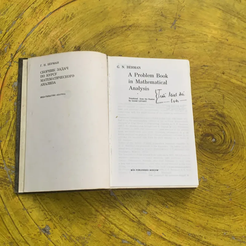 A PROBLEM BOOK IN MATHEMATICAL ANALYSIS- G.N. BERMAN 760755