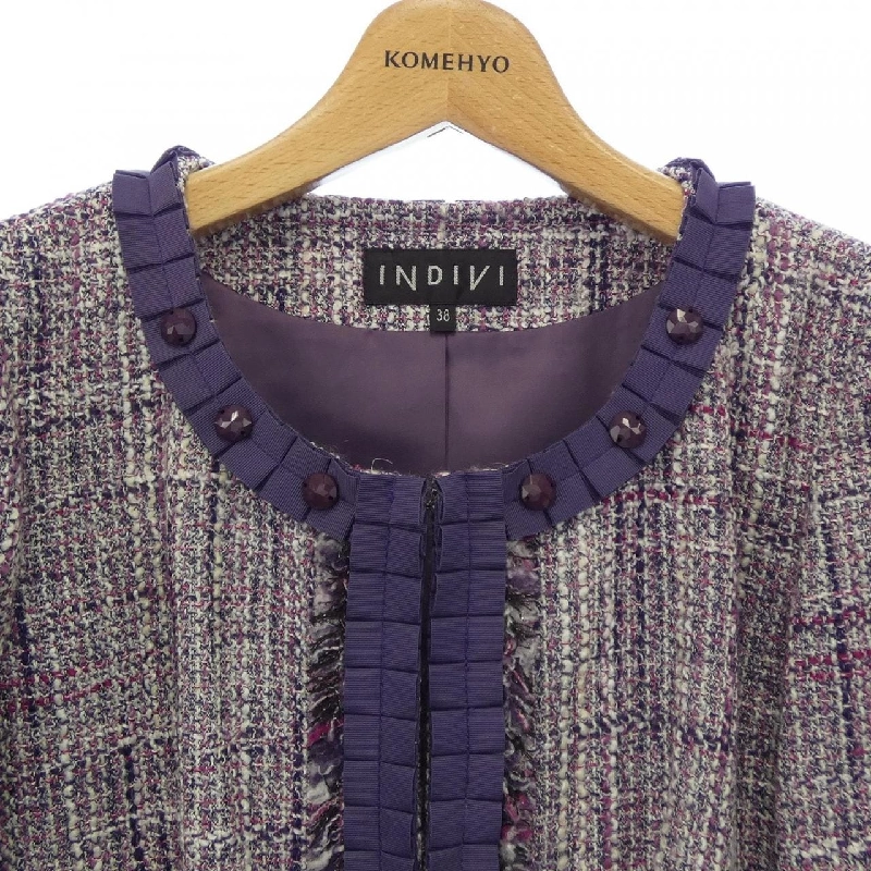 Jacket không cổ INDIVI 630484