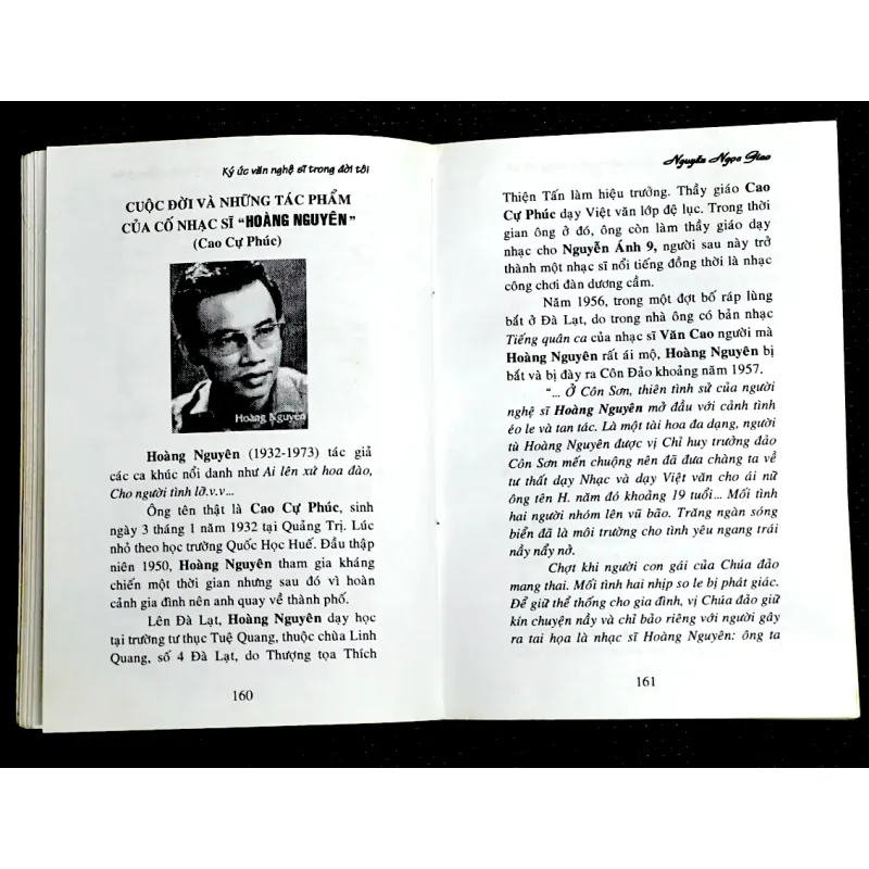 KÝ ỨC VĂN NGHỆ SĨ TRONG ĐỜI TÔI 1002975