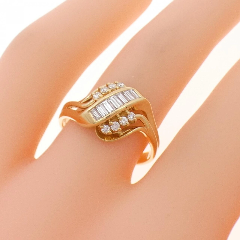 Nhẫn kim cương K18YG 0.27CT - Hàng hiệu Chính hãng 849517